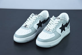 A Bathing Ape Bape Sta Low M2 "White Grey"