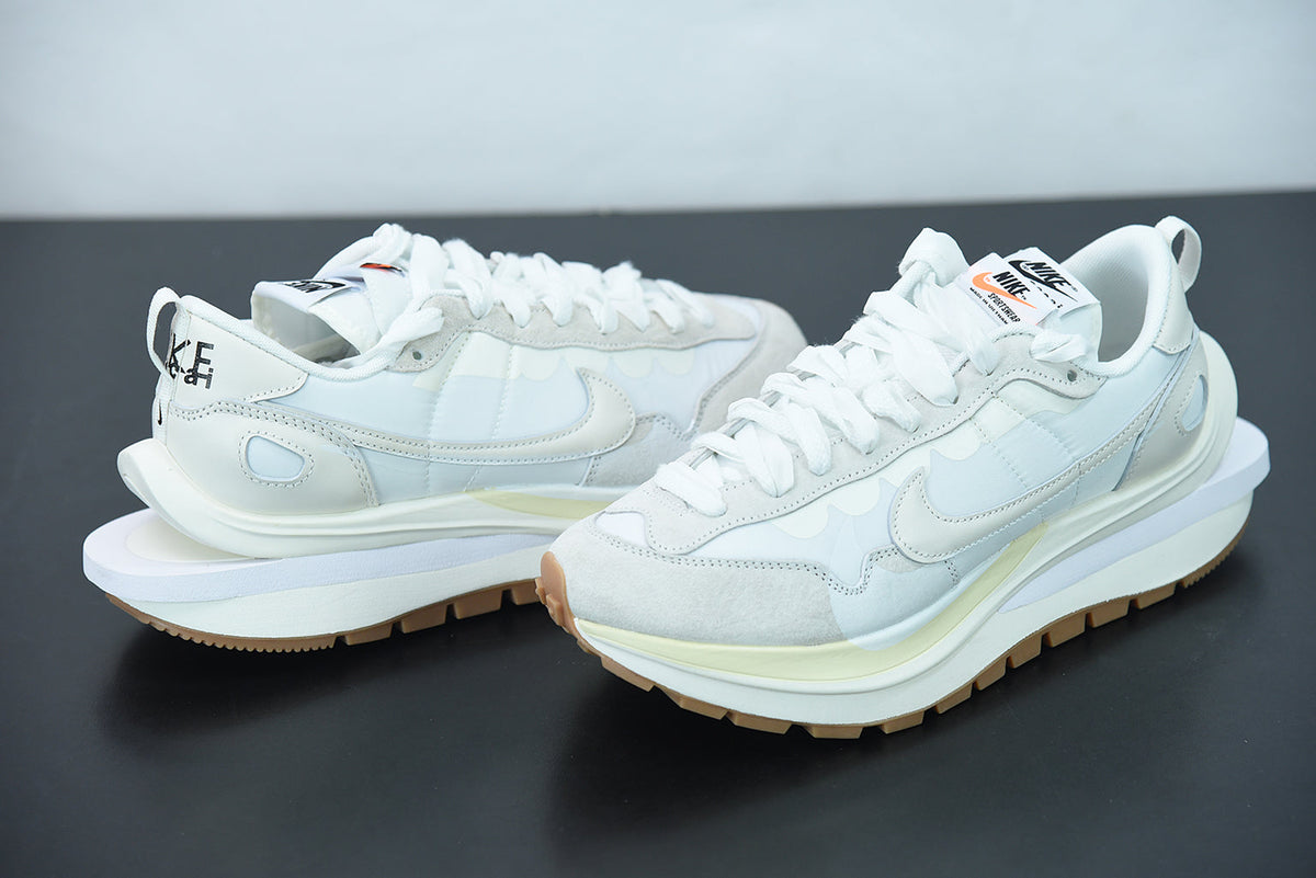 Nike X Sacai VaporWaffle White and Gum