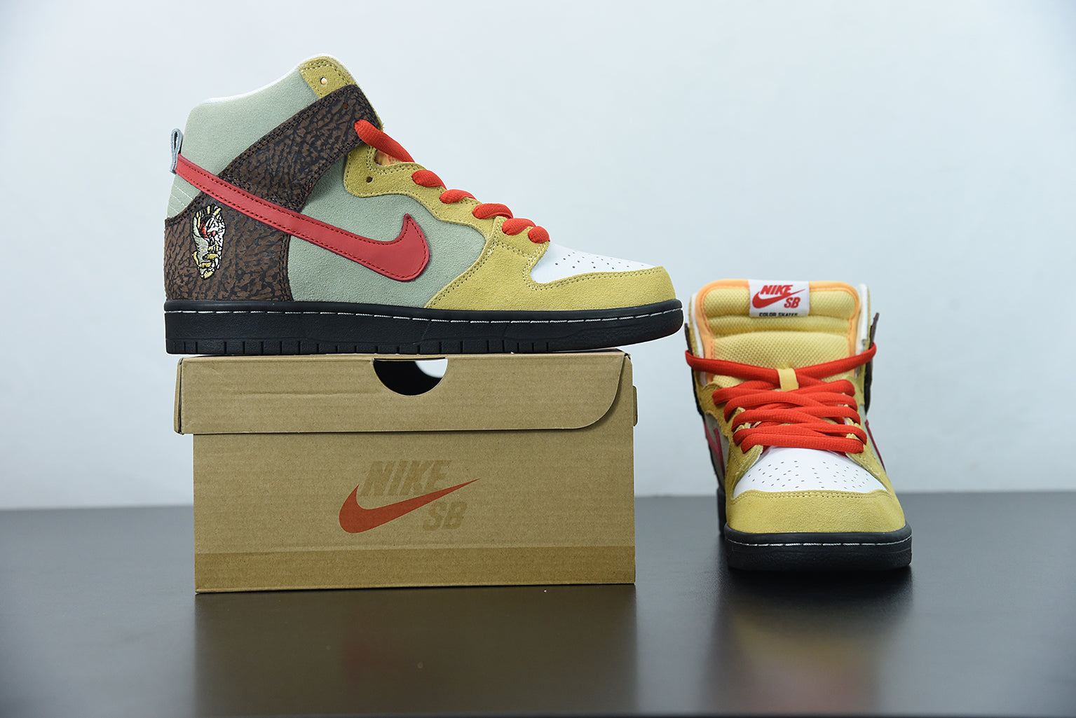 Nike SB Dunk High Color Skates "Kebab and Destroy"