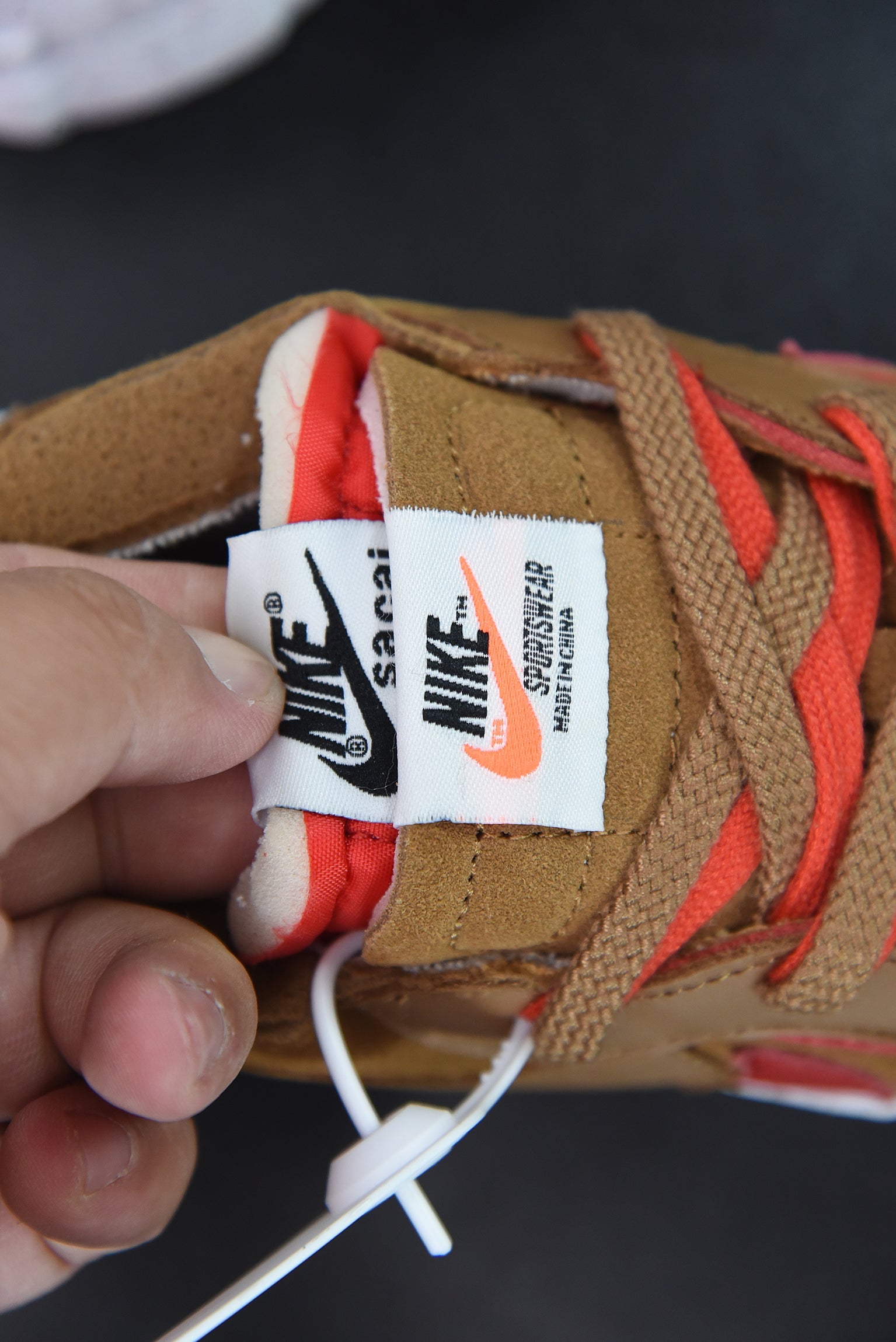 Nike X Sacai Blazer Low British Tan