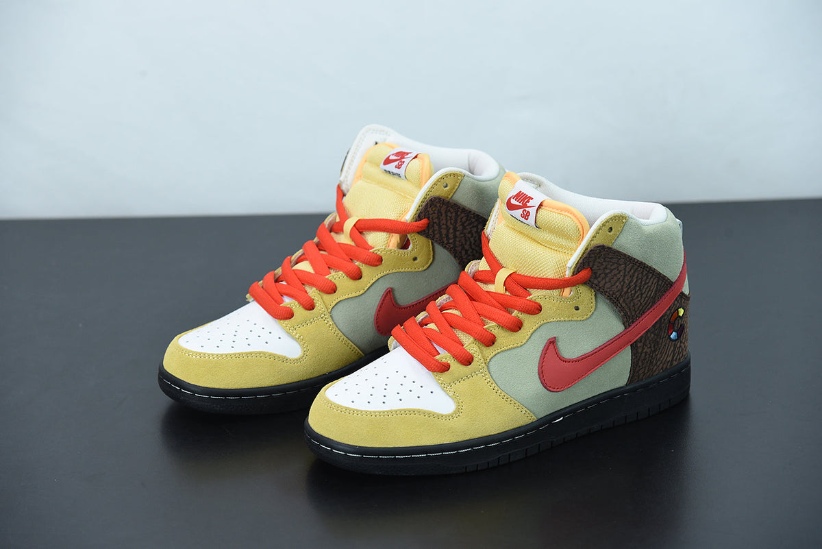 Nike SB Dunk High Color Skates "Kebab and Destroy"