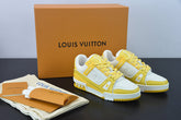 Louis Vuitton LV Trainer Yellow White Monogram