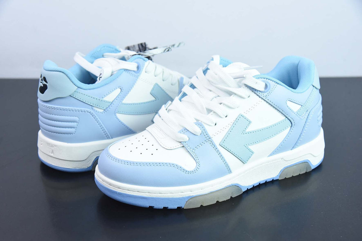 OFF-WHITE Out Of Office OOO Low Tops For Walking "Blue"