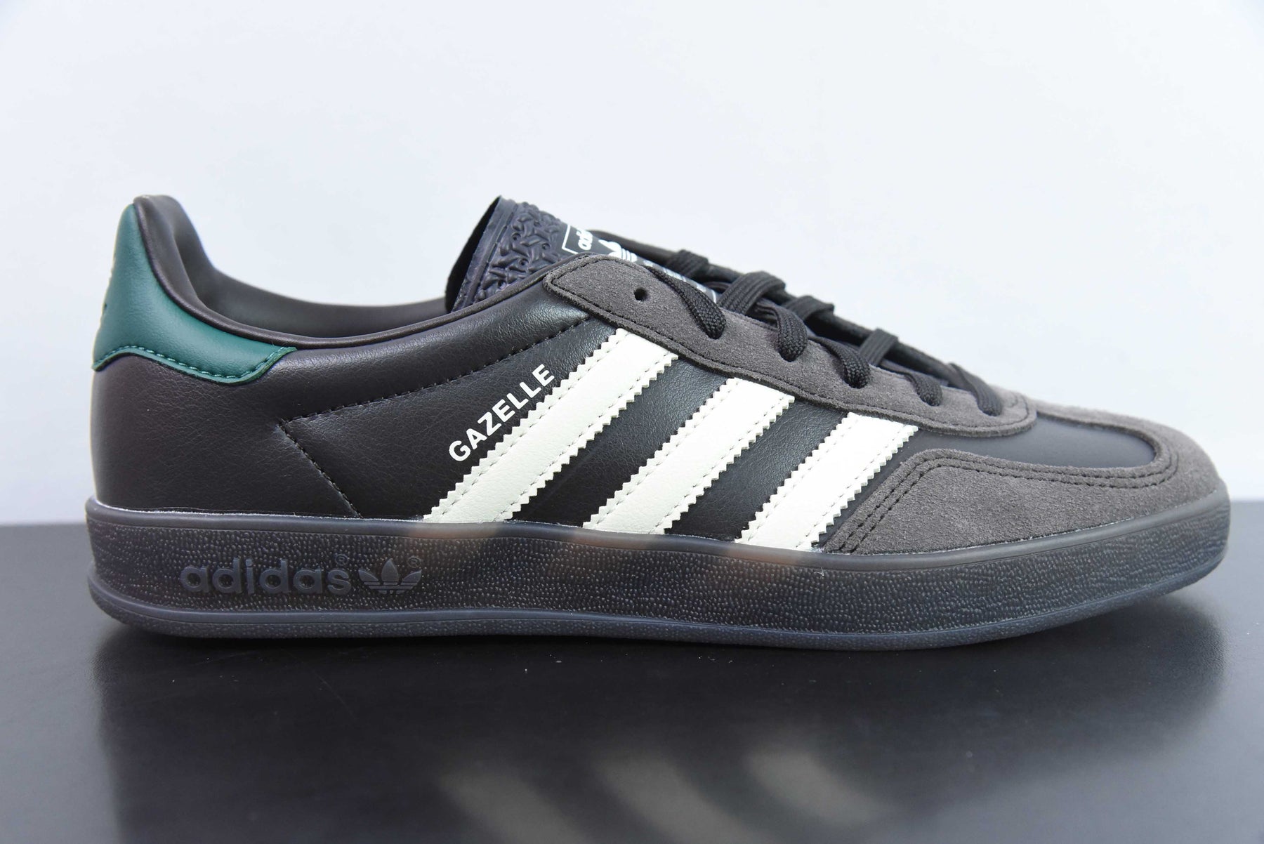 Adidas Gazelle Black and Green