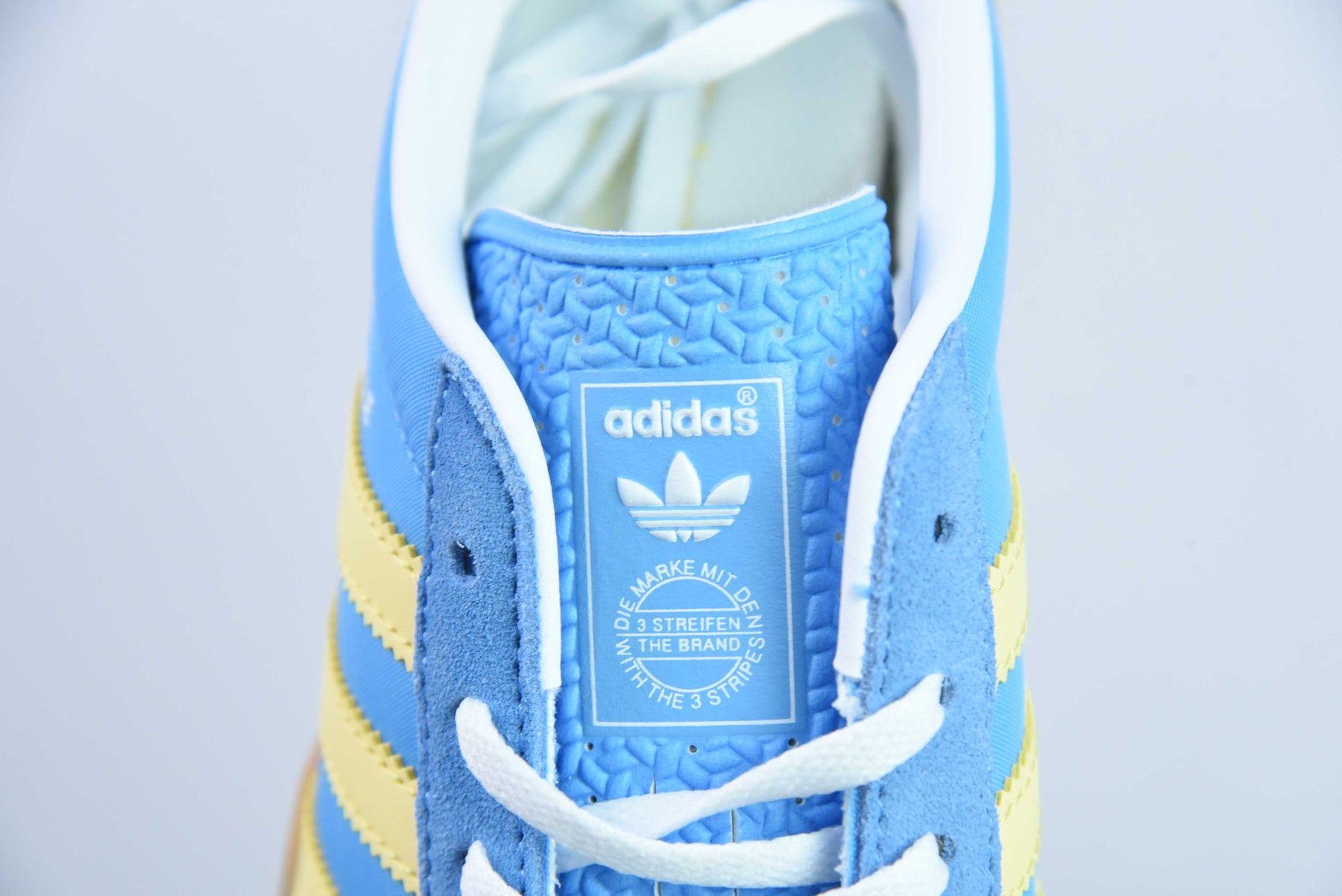 Adidas Gazelle Semi Blue Burst Almost Yellow