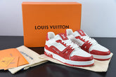 Louis Vuitton LV Trainer Red White