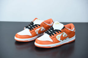 Nike SB Dunk Low x Supreme White Black Orange