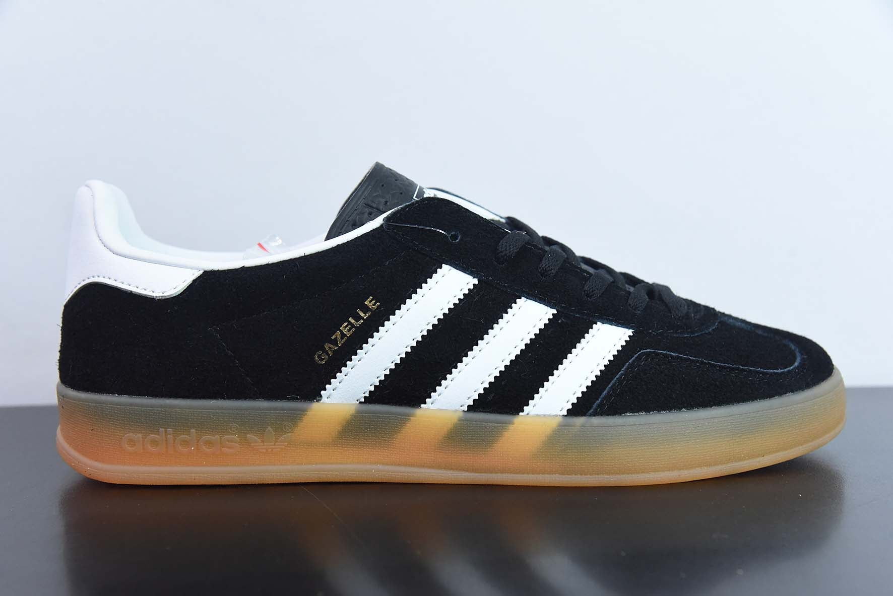 Adidas Gazelle Indoor "Black White Gum"