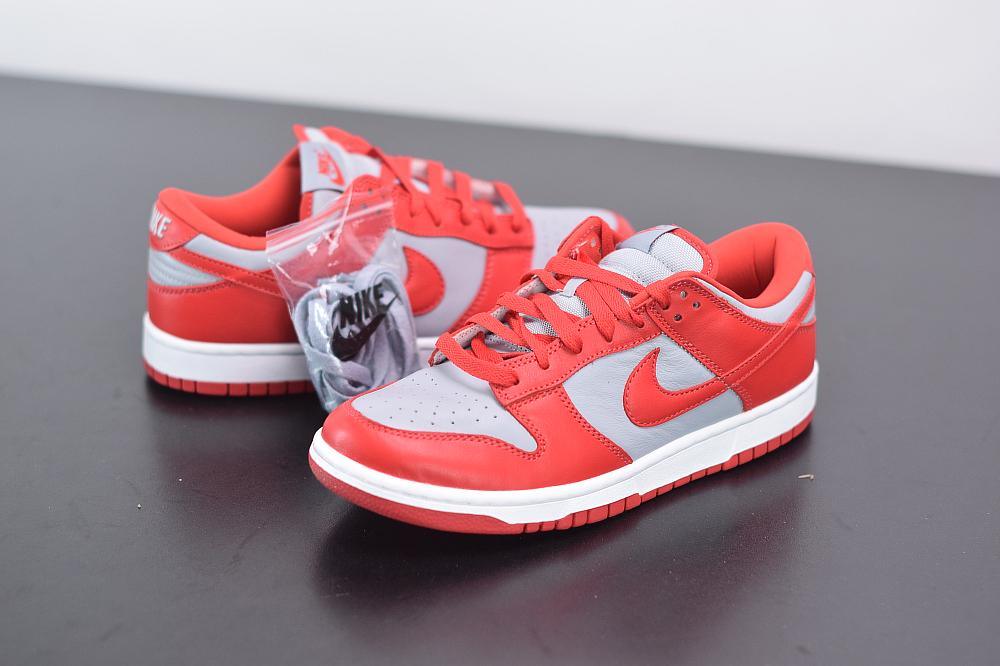 Nike Dunk Low Retro Medium Grey Varsity Red UNLV - loja.drophype