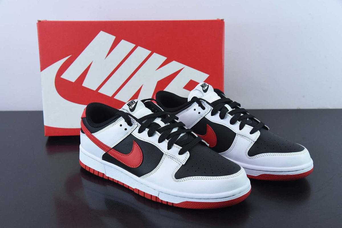 Nike Dunk Low Retro "White Black University Red"