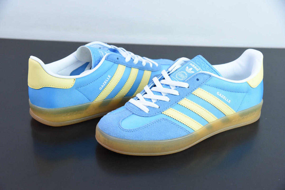 Adidas Gazelle Semi Blue Burst Almost Yellow