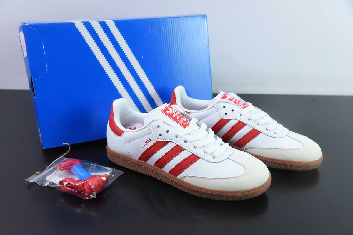 Adidas Samba Cloud White Solar Red