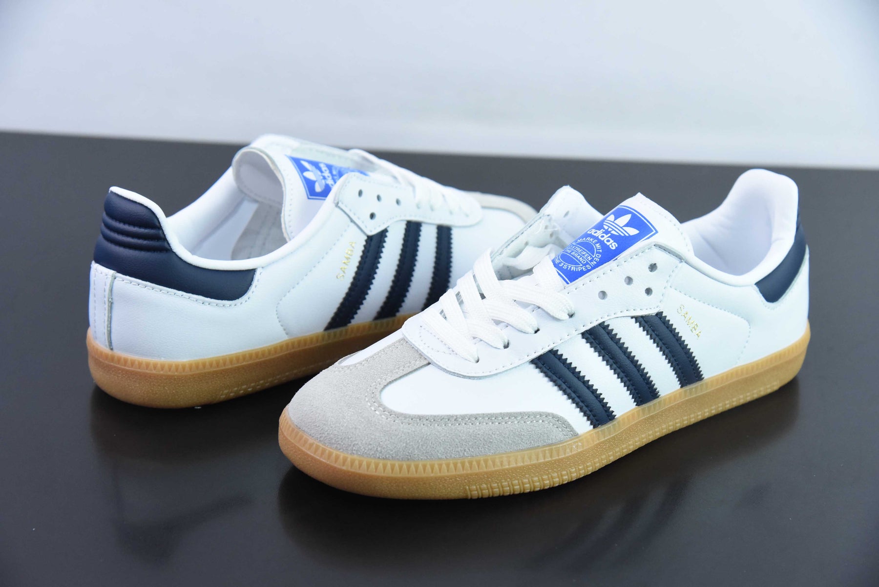 Adidas Samba White Night Indigo Gum